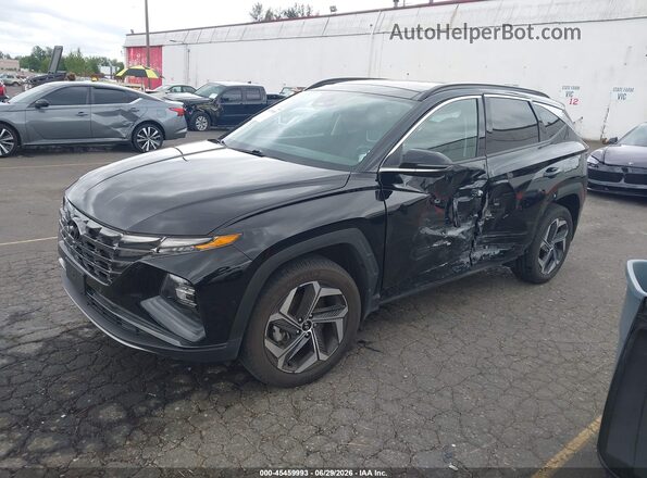 5NMJECDEXRH390180 2024 HYUNDAI TUCSON Black წინა მარცხენა ხედი სამი მეოთხედიდან