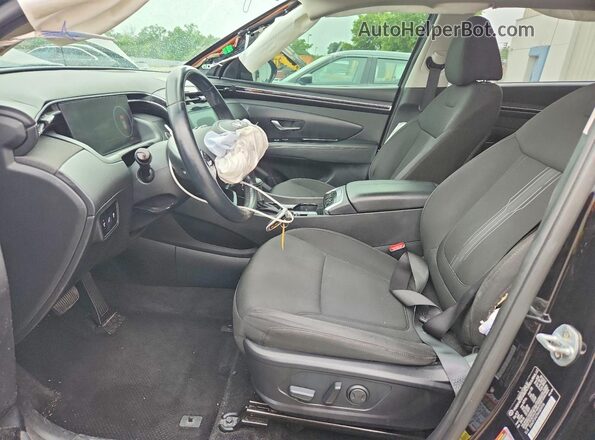 5NMJF3AE1NH004936 2022 HYUNDAI TUCSON Black Widok wnętrza z przodu
