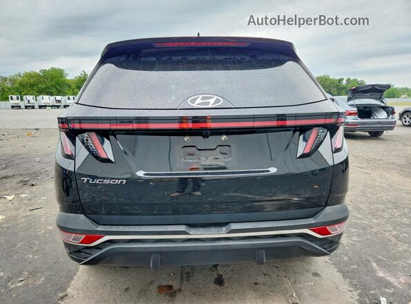 5NMJF3AE1NH004936 2022 HYUNDAI TUCSON Black Widok z tyłu