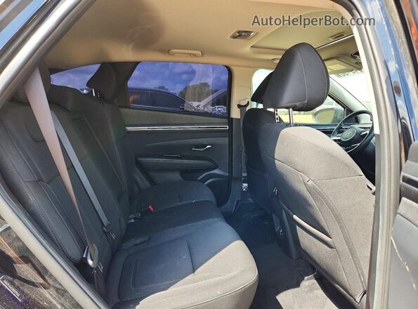 5NMJF3AE2NH129265 2022 HYUNDAI TUCSON Black Widok wnętrza z tyłu