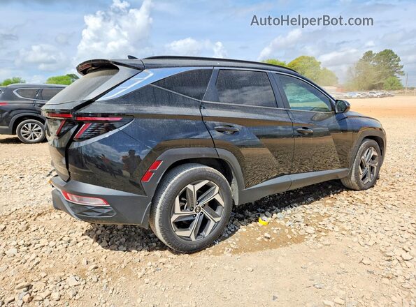 5NMJF3AE2NH129265 2022 HYUNDAI TUCSON Black Tył prawy