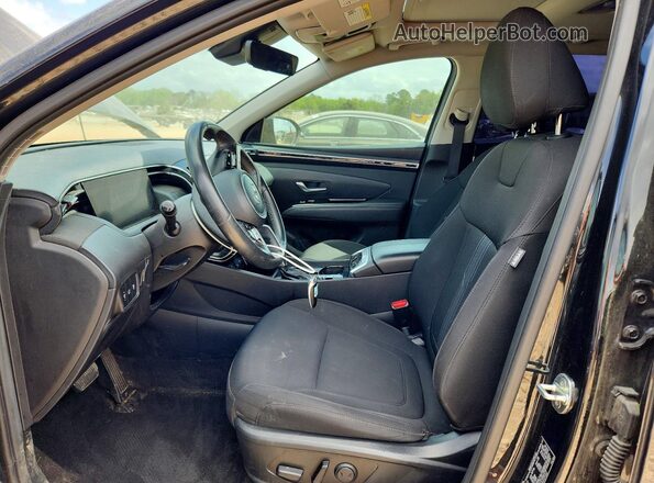 5NMJF3AE2NH129265 2022 HYUNDAI TUCSON Black Widok wnętrza z przodu