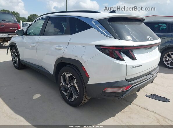 5NMJF3AE6NH009016 2022 HYUNDAI TUCSON White Задня ліва чверть