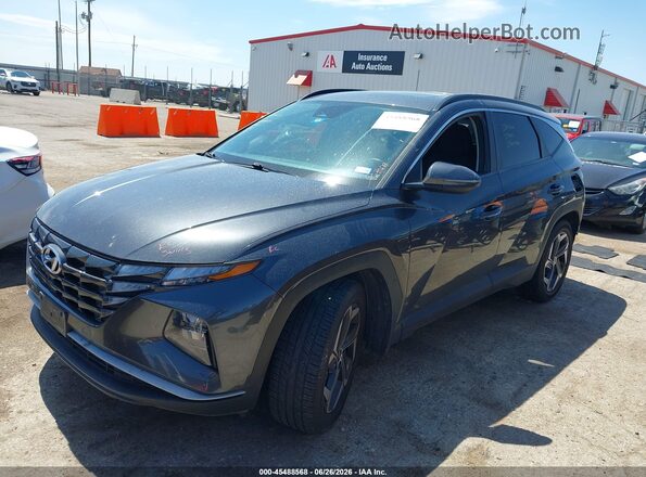 5NMJF3AE6NH065439 2022 HYUNDAI TUCSON Gray Առջևի ձախ երեք քառորդ տեսարան