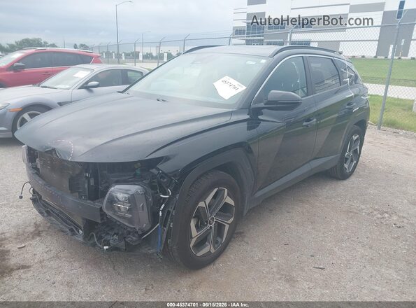 5NMJF3AE7NH093668 2022 HYUNDAI TUCSON Black Передня ліва чверть