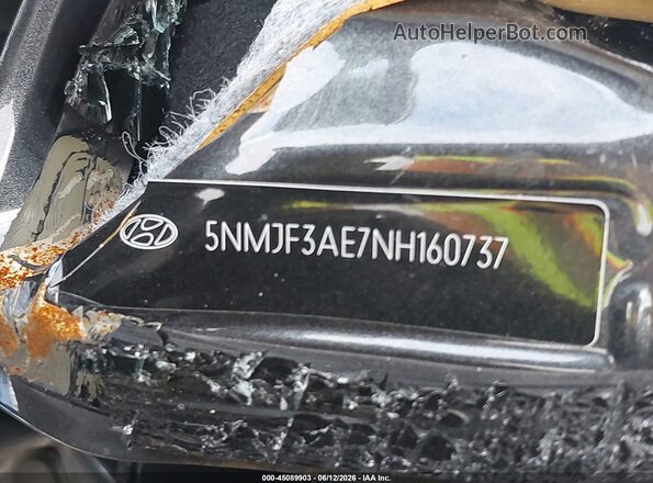 5NMJF3AE7NH160737 2022 HYUNDAI TUCSON Gray Շարժիչի բաժամունքի տեսք