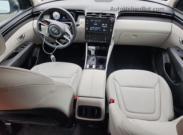 5NMJF3AE9PH219130 2023 HYUNDAI TUCSON Белый Вид панели приборов