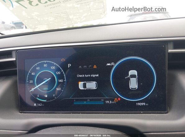 5NMJF3DE4RH408752 2024 HYUNDAI TUCSON Gray Vista de los asientos traseros