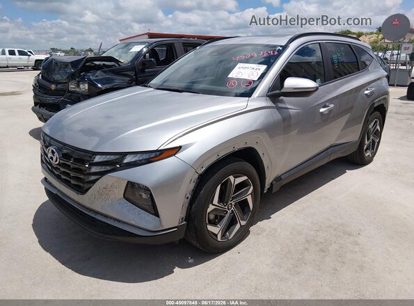 5NMJF3DEXRH360142 2024 HYUNDAI TUCSON Silver Przód lewy