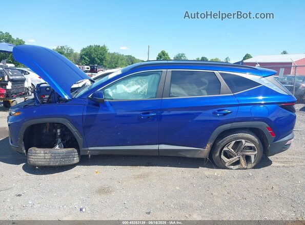 5NMJFCAE0NH100332 2022 HYUNDAI TUCSON Синий Панорамный вид салона 360°
