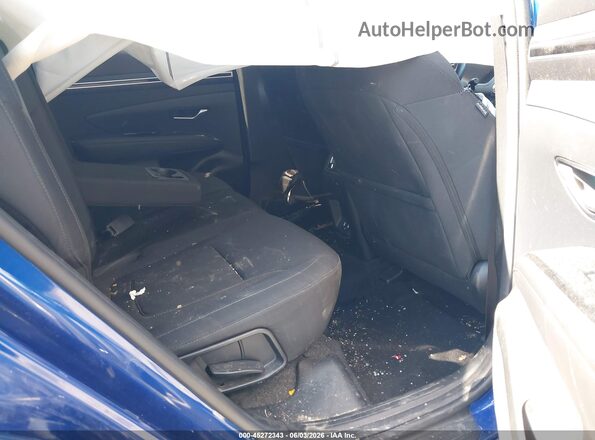 5NMJFCAE0NH157582 2022 HYUNDAI TUCSON Blue VIN კოდის სტიკერის ხედი