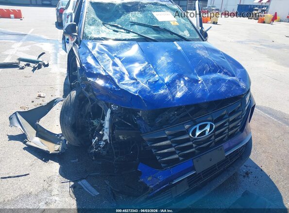 5NMJFCAE0NH157582 2022 HYUNDAI TUCSON Blue წინა ხედი
