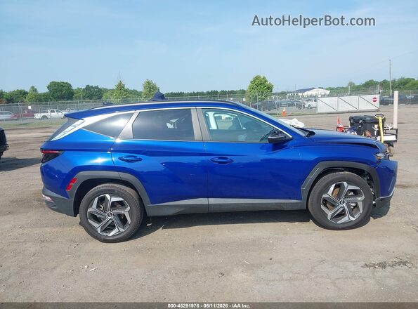 5NMJFCAE0PH286327 2023 HYUNDAI TUCSON Blue Rear interior view