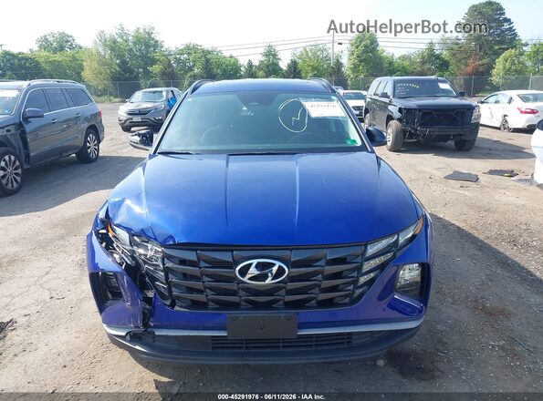 5NMJFCAE0PH286327 2023 HYUNDAI TUCSON Blue Instrument cluster view