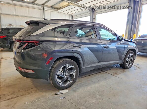 5NMJFCAE1NH116863 2022 HYUNDAI TUCSON Gray Trasero derecho
