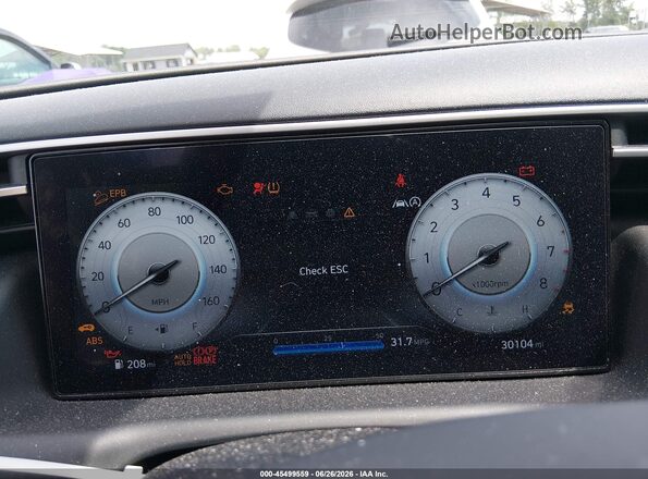 5NMJFCAE1PH250775 2023 HYUNDAI TUCSON White უკანა სავარძლების ხედი