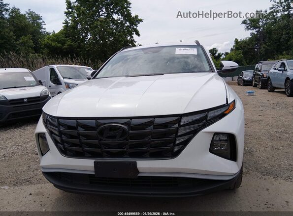 5NMJFCAE1PH250775 2023 HYUNDAI TUCSON White უკანა სალონის ხედი