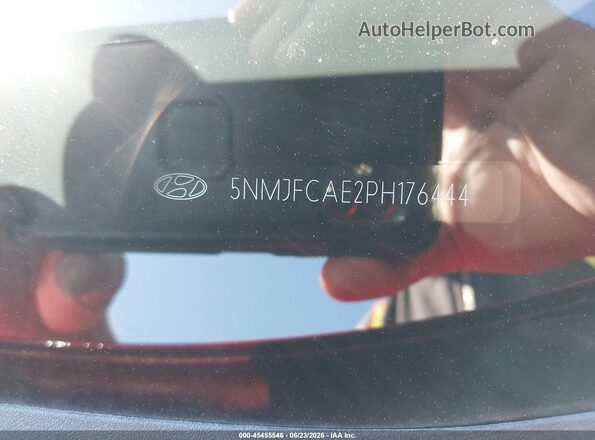 5NMJFCAE2PH176444 2023 HYUNDAI TUCSON Red Engine compartment view