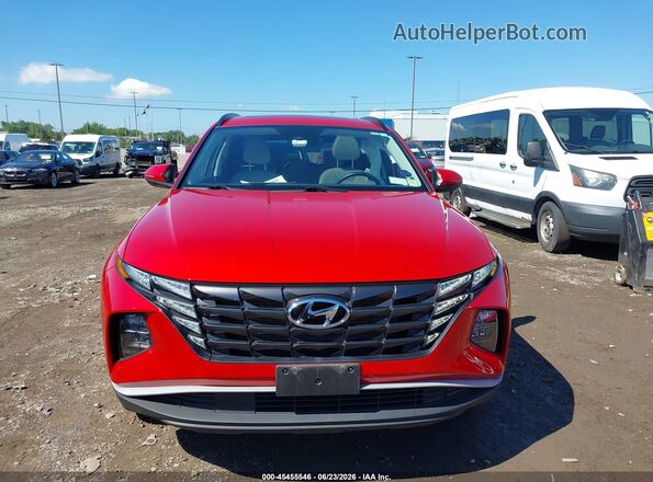 5NMJFCAE2PH176444 2023 HYUNDAI TUCSON Red Instrument cluster view