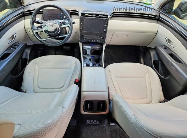 5NMJFCAE2PH224640 2023 HYUNDAI TUCSON Black Widok deski rozdzielczej