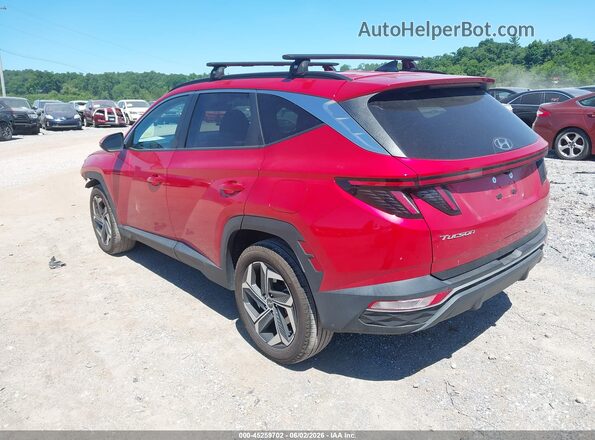 5NMJFCAE3PH186223 2023 HYUNDAI TUCSON Red უკანა მარცხენა