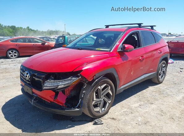 5NMJFCAE3PH186223 2023 HYUNDAI TUCSON Red წინა ხედი