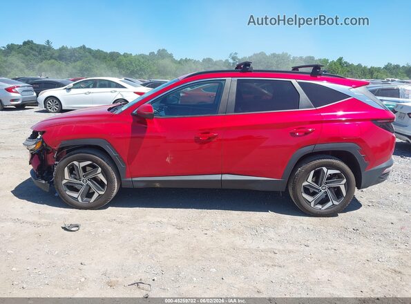 5NMJFCAE3PH186223 2023 HYUNDAI TUCSON Red სალონის 360-გრადუსიანი ხედი