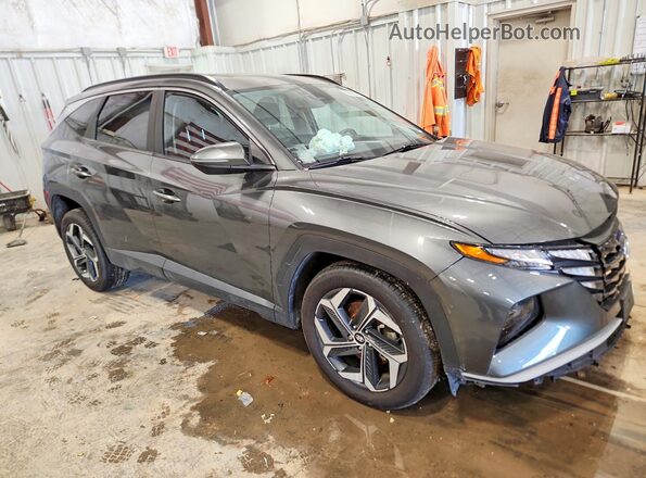 5NMJFCAE4NH075662 2022 HYUNDAI TUCSON Gray Front right