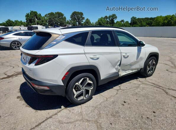 5NMJFCAE4NH103718 2022 HYUNDAI TUCSON White უკანა მარჯვენა