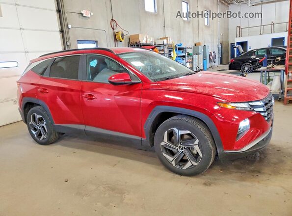 5NMJFCAE4PH161671 2023 HYUNDAI TUCSON Red წინა მარჯვენა