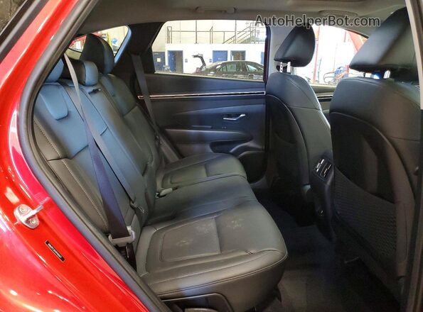 5NMJFCAE4PH161671 2023 HYUNDAI TUCSON Red უკანა სალონის ხედი