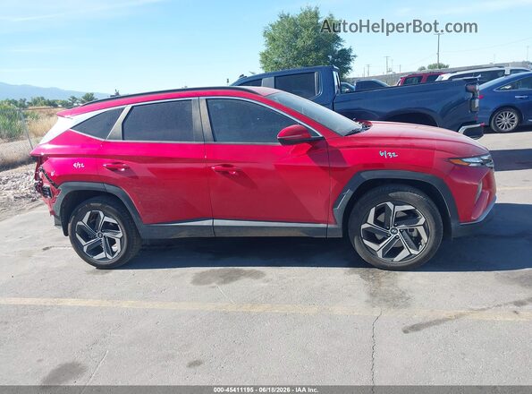 5NMJFCAE4PH257848 2023 HYUNDAI TUCSON Красный Вид задней части салона