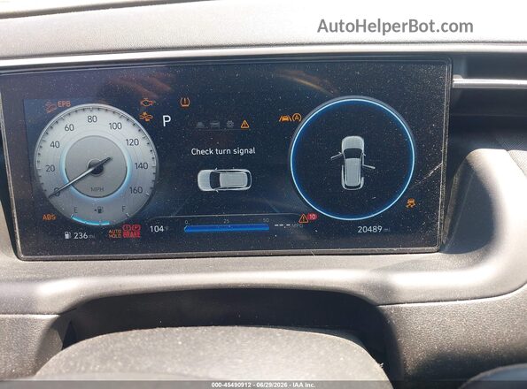 5NMJFCAE5PH279986 2023 HYUNDAI TUCSON Blue Հետևի նստատեղերի տեսք
