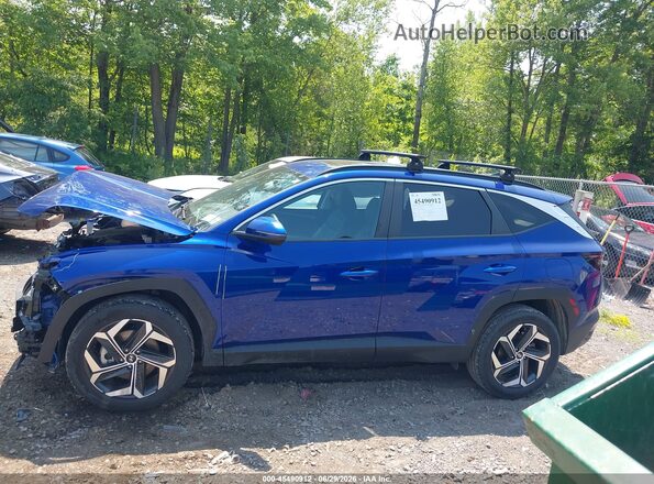 5NMJFCAE5PH279986 2023 HYUNDAI TUCSON Blue Սալոնի 360 աստիճան տեսք