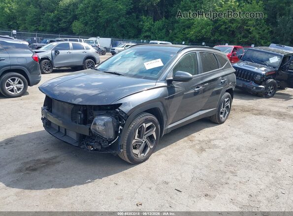 5NMJFCAE6PH168976 2023 HYUNDAI TUCSON Gray Առջևի ձախ երեք քառորդ տեսարան