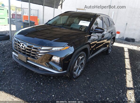 5NMJFCAE7PH181431 2023 HYUNDAI TUCSON Black Առջևի ձախ երեք քառորդ տեսարան