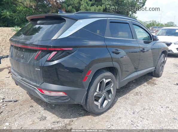 5NMJFCAE8NH058931 2022 HYUNDAI TUCSON Black Trasero derecho