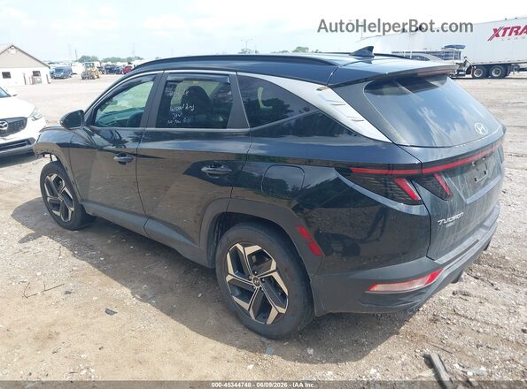5NMJFCAE8NH058931 2022 HYUNDAI TUCSON Black Trasero izquierdo