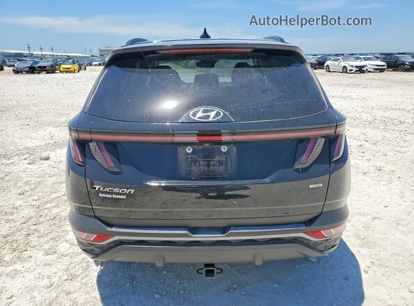 5NMJFCAE8NH102507 2022 HYUNDAI TUCSON Black Вид ззаду
