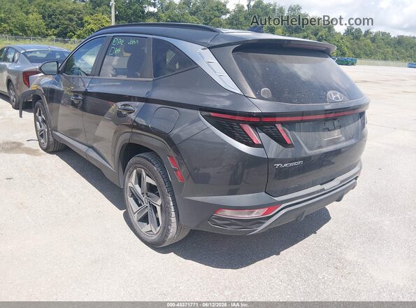 5NMJFCAE8NH124099 2022 HYUNDAI TUCSON Gray უკანა მარცხენა