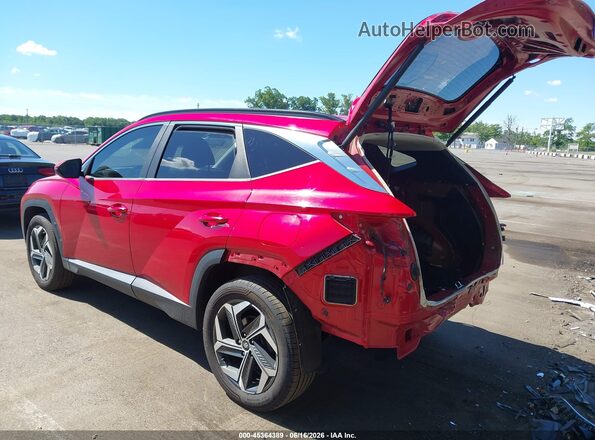 5NMJFCAE9NH015148 2022 HYUNDAI TUCSON Красный Задняя левая четверть