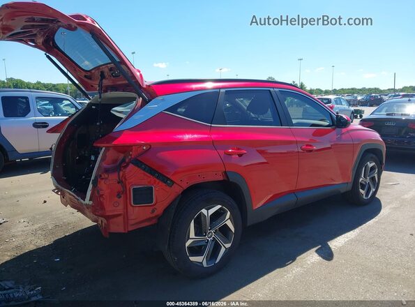5NMJFCAE9NH015148 2022 HYUNDAI TUCSON Красный Задняя правая четверть