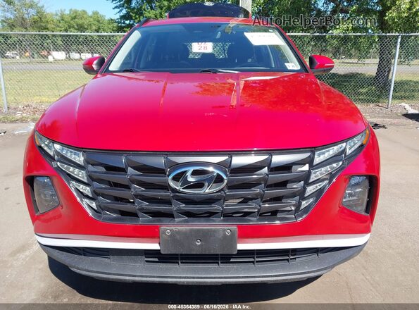 5NMJFCAE9NH015148 2022 HYUNDAI TUCSON Красный Вид задней части салона