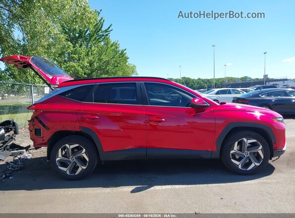 5NMJFCAE9NH015148 2022 HYUNDAI TUCSON Красный Панорамный вид салона 360°
