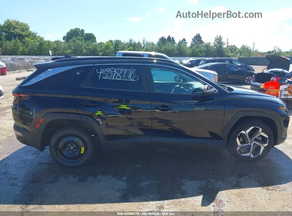 5NMJFCAEXNH079666 2022 HYUNDAI TUCSON Black Widok wnętrza z tyłu