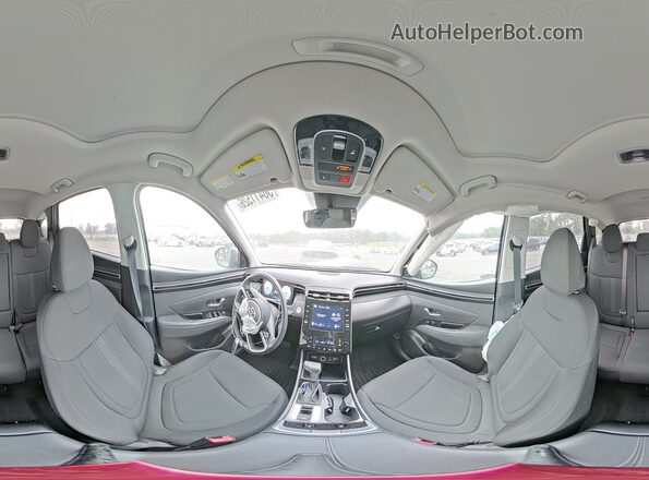 5NMJFCAEXNH100421 2022 HYUNDAI TUCSON Black სალონის 360-გრადუსიანი ხედი
