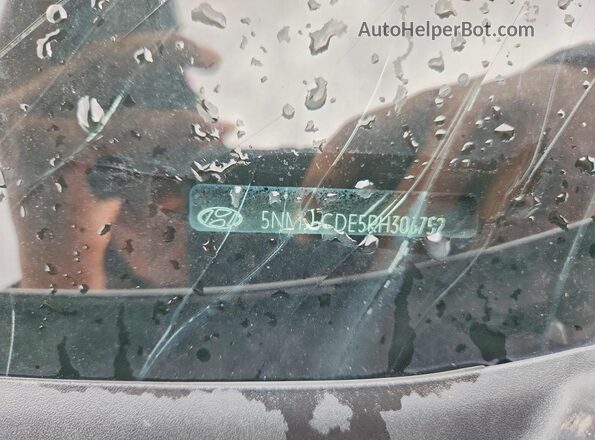 5NMJFCDE5RH303752 2024 HYUNDAI TUCSON Серебряный Вид наклейки с VIN-кодом