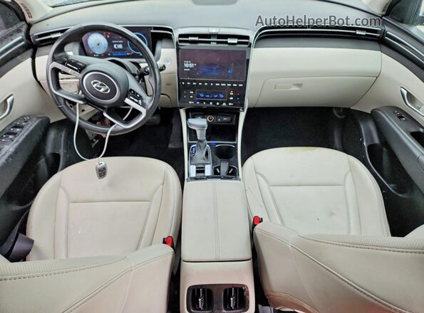 5NMJFCDE5RH303752 2024 HYUNDAI TUCSON Серебряный Вид панели приборов