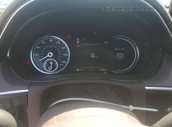 5NMMADTB0SH024644 2025 GENESIS GV70 Black ხელსაწყოთა პანელის ხედი
