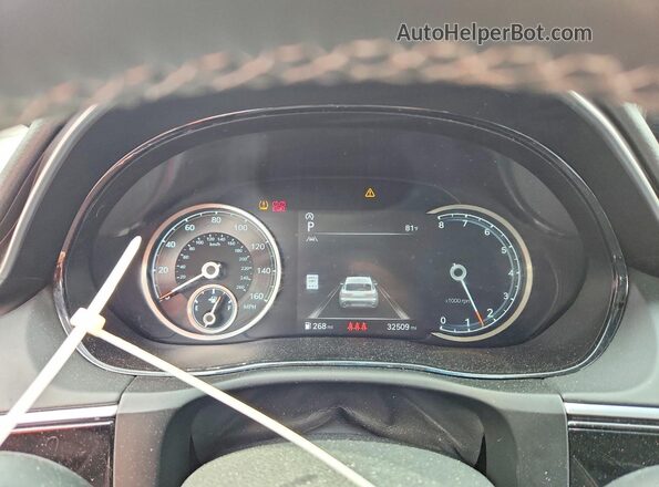 5NMMADTB1SH025446 2025 GENESIS GV70 Black Вид щитка приладів